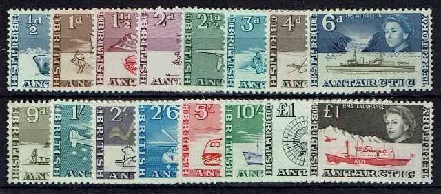 Image of British Antarctic Territory SG 1/15a UMM British Commonwealth Stamp